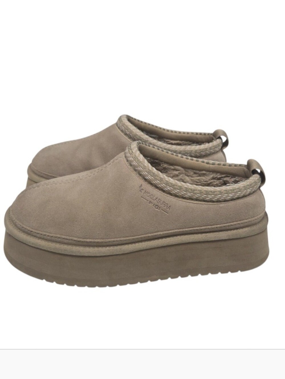 Koolaburra Women’s Taupe Slip-On Platform Clog